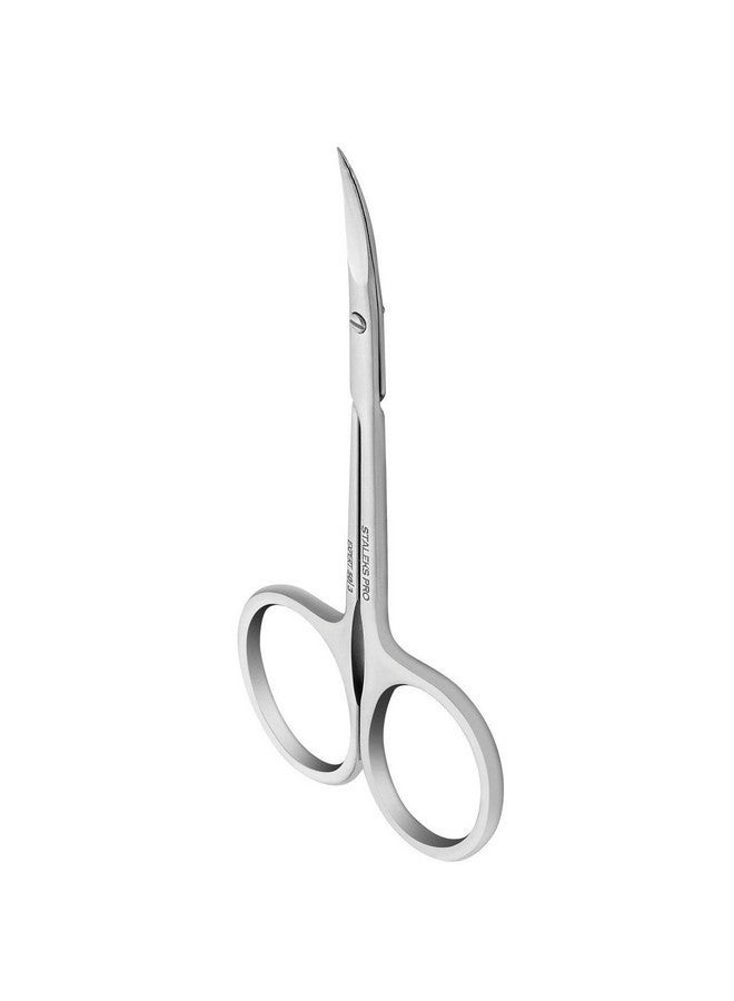 ستاليكس مقص بشرة STALEKS Pro Expert 50 من النوع 3 - مقص مانيكير عالي الجودة - مقص منحني من الفولاذ المقاوم للصدأ للبشرة - مقص تجميل طويل الأمد للعناية بالبشرة والأظافر - Image 1