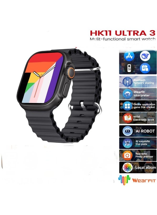 HK11 Ultra3 Multi-Functional Smartwatch – Ultimate Fitness & Connectivity - Image 1