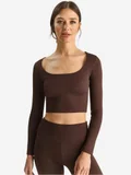 Bianco Lucci Dark Mocha Brown