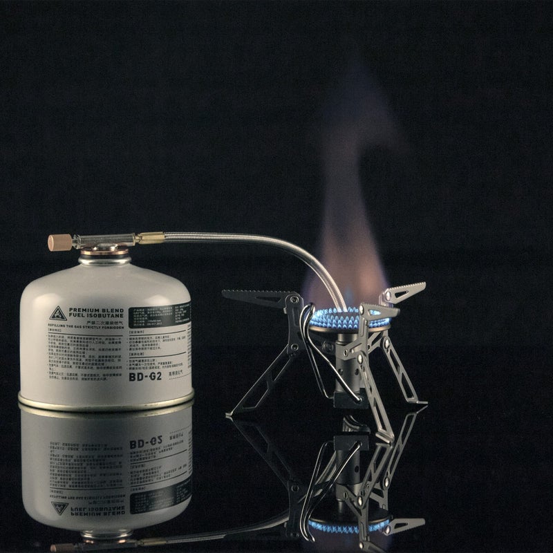 Fire-Maple Blade 2 Portable Propane Camping and Backpacking Stove Ultra Light | Titanium Hiking Stoves with pre-heat tube | Mini Portable Isobutane - Image 4