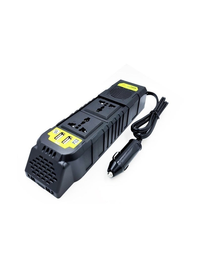 نيهون سيارة 220 فولت محول طاقة 200 واط 12 فولت إلى 220 فولت -240 فولت مخرج طاقة 2 منفذ USB 50 60 هرتز عاكس السيارة - Image 4