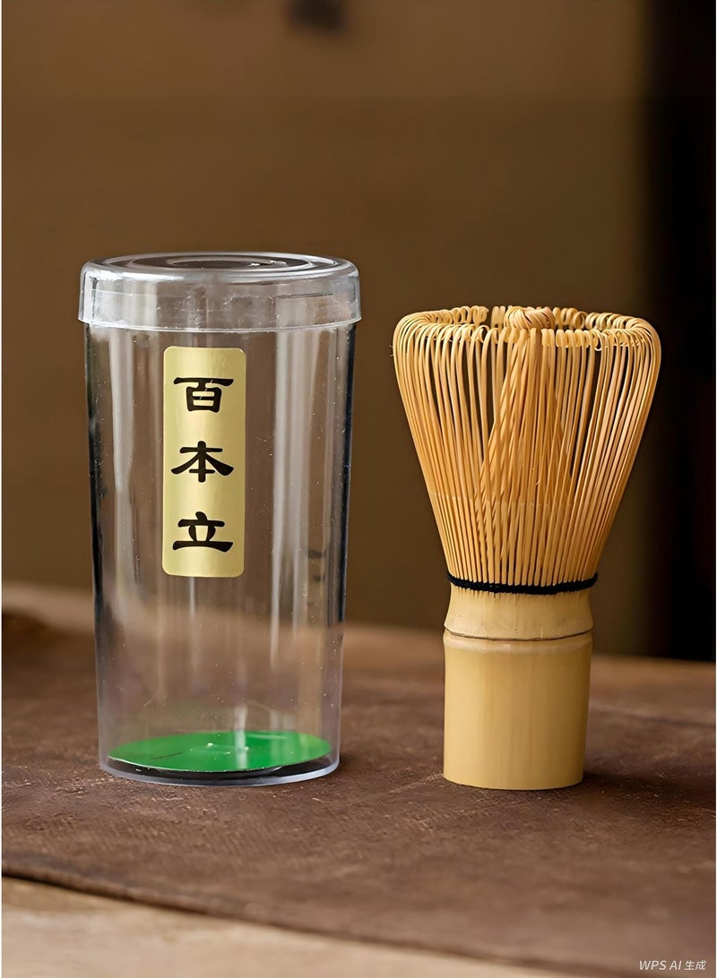 MASINGAA خفق الماتشا، خفق من الخيزران لمسحوق الماتشا، شازن ياباني تقليدي عضوي مصنوع يدويًا، خافق بمئة شوكة لتحضير الشاي الأصيل - Image 3