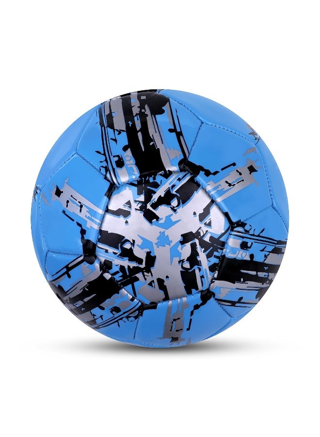 Nivia Snow Storm Machine Stitched Football, Size 5 (Blue) - Image 5
