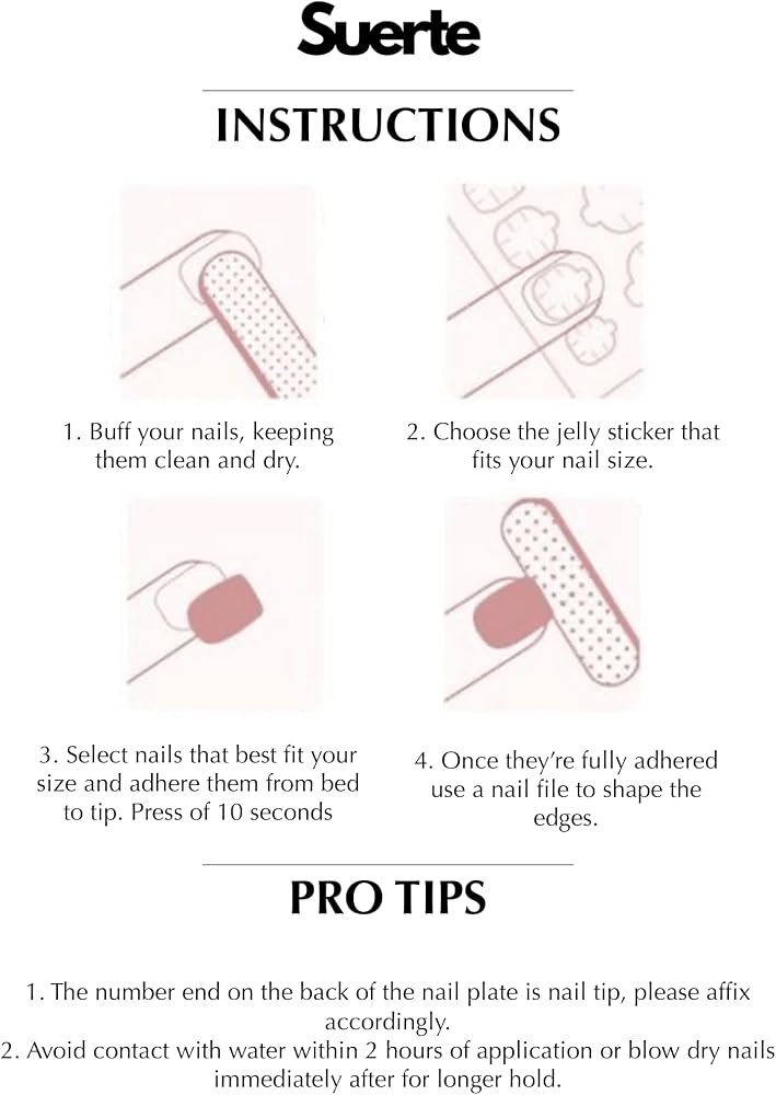 Suerte Press On Nails coffin square solid Color gradient glossy 24 pcs press on French nails long natural classic French white manicures fake nails with glue kit - Image 5