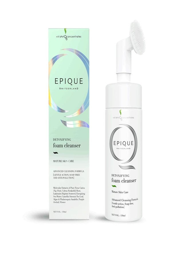 EPIQUE Detoxifying Foam Cleanser | Gentle Action Soap-free Advanced Cleansing Formula for mature skin (150 ml) - Image 1