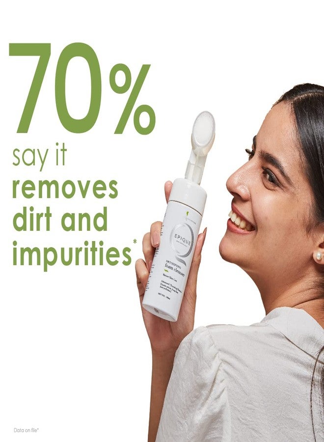 EPIQUE Detoxifying Foam Cleanser | Gentle Action Soap-free Advanced Cleansing Formula for mature skin (150 ml) - Image 2