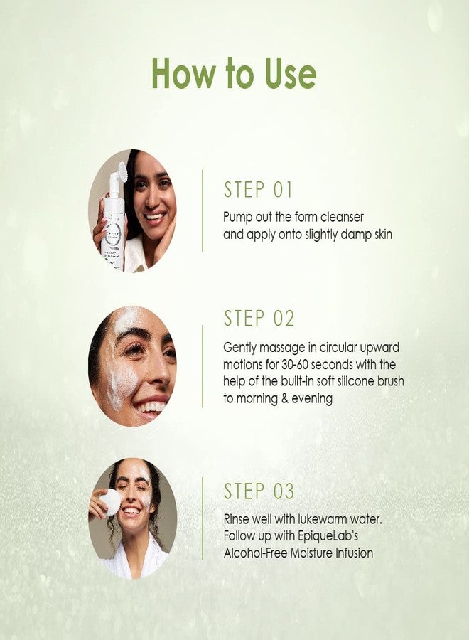EPIQUE Detoxifying Foam Cleanser | Gentle Action Soap-free Advanced Cleansing Formula for mature skin (150 ml) - Image 4