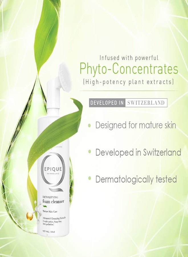 EPIQUE Detoxifying Foam Cleanser | Gentle Action Soap-free Advanced Cleansing Formula for mature skin (150 ml) - Image 5