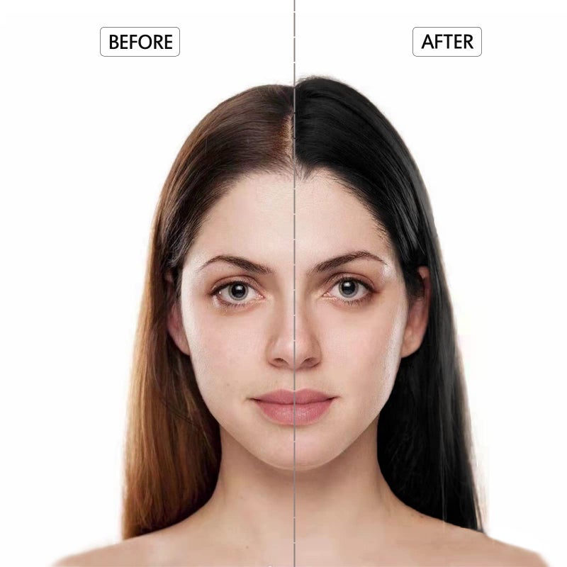 Agthyuve 3 in 1 Semi-Permanent Black Hair Dye - 13.5 FL Oz, 100% Grey Coverage, Hair Color Shampoo - Image 3