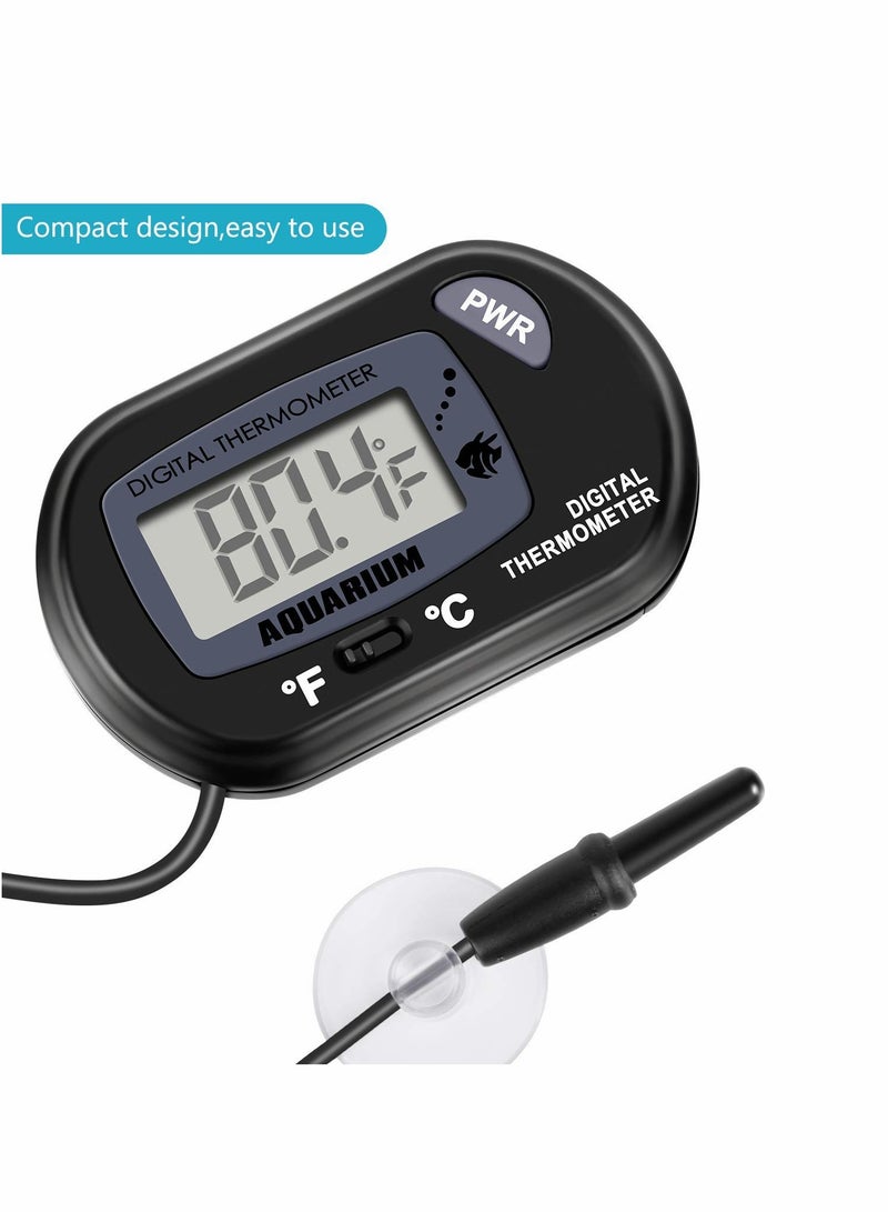 LCD Digital Aquarium Thermometer with Suction Cup - Perfect for Fish, Lizards, and Turtles in Tanks and Terrariums - Image 3