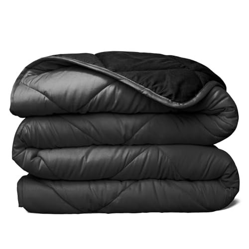 ViscoSoft QueenShort Queen Microfiber All Seasons Down Alternative Quilted Comforter Cooling Breathable Premium Soft Reversible Microfiber Duvet Blanket