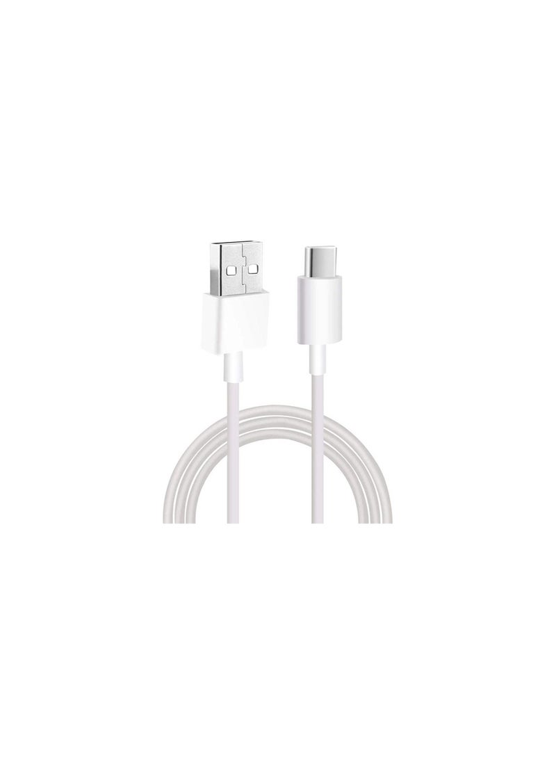 كابل تحويل بنظام اندرويد من النوع C من واي او ايه، من منفذ USB 2.0 الى منفذ نوع C، متوافق مع سامسونج واوبو وجميع الاجهزة بمنافذ شحن نوع C، ابيض