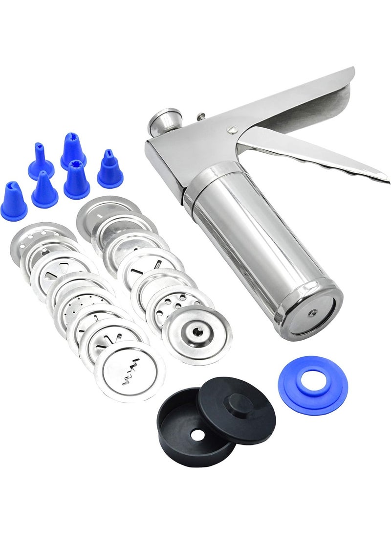 أكشينوير مكبس مطبخ من الفولاذ المقاوم للصدأ - AKW307، فضي - Image 1