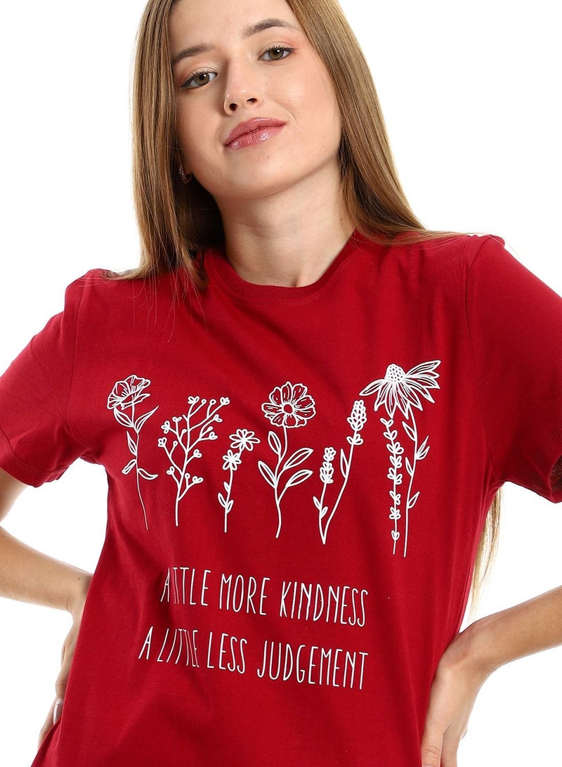 Cotton Printed T-Shirt For Women