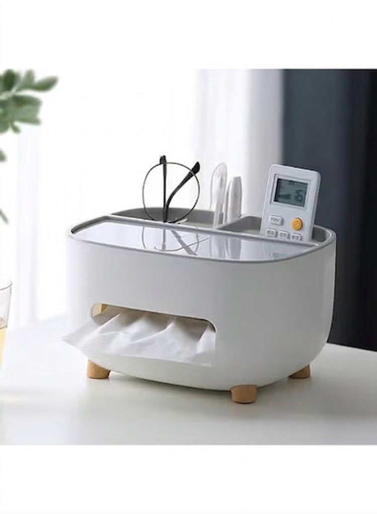 Ecoco Desktop Tissue Box & Multi-Functional Organizer - Image 1