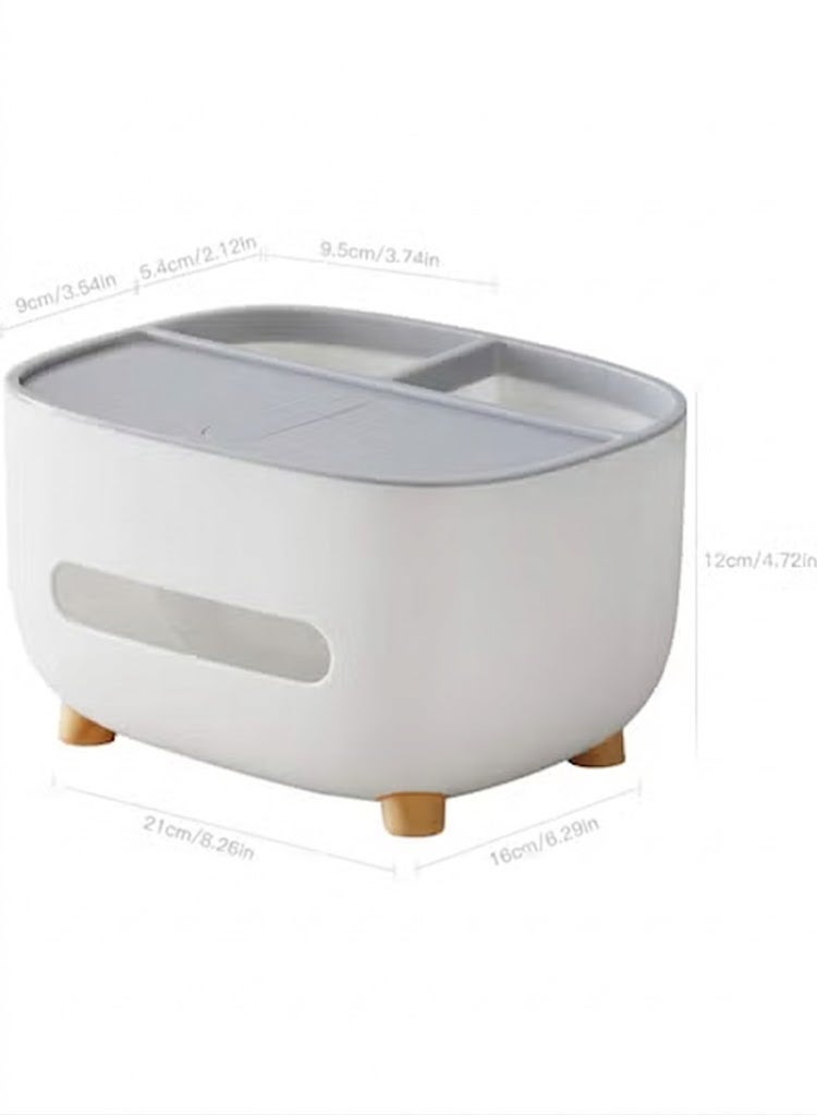 Ecoco Desktop Tissue Box & Multi-Functional Organizer - Image 2