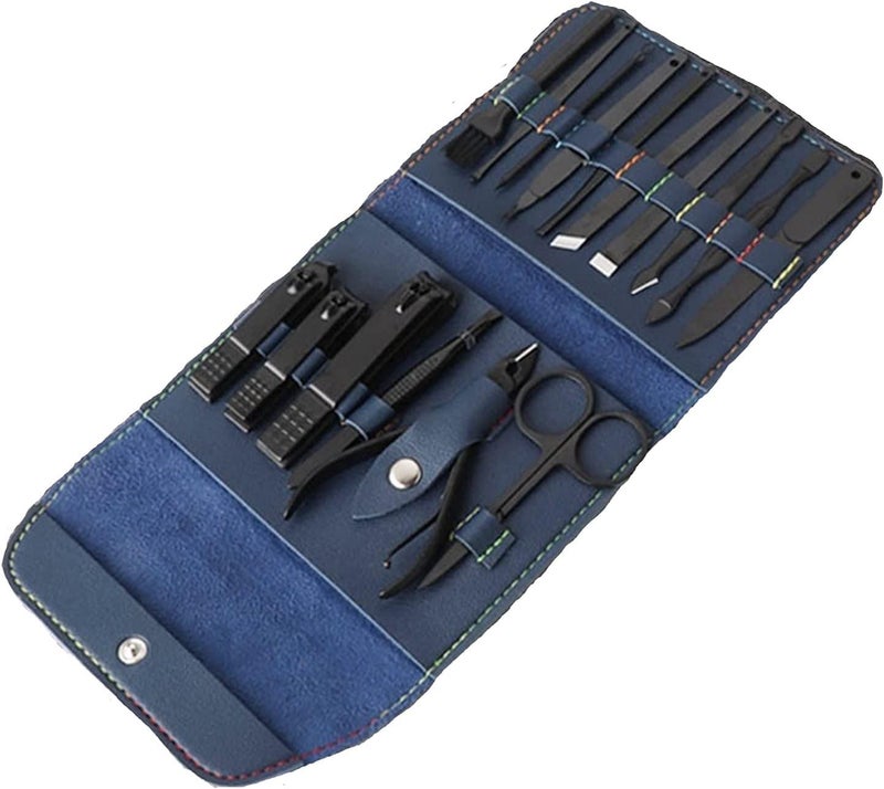 Manicure Set 12 Pieces Nail Care Tools (Colors Send Randomly) - Image 1