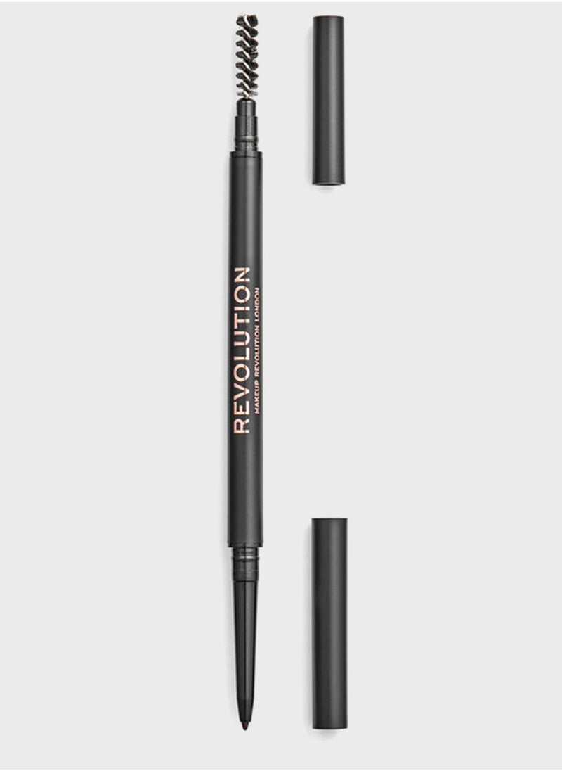REVOLUTION Precise Brow Pencil - Dark Brown  - Image 1