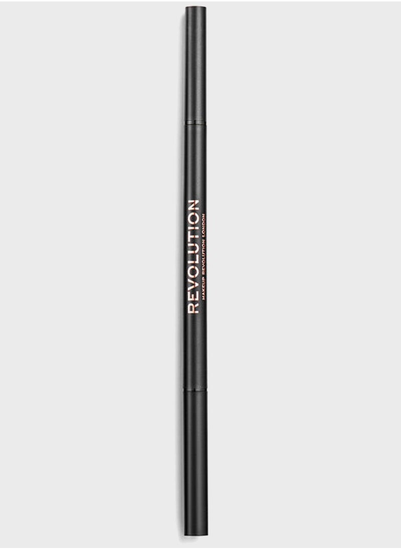 REVOLUTION Precise Brow Pencil - Dark Brown  - Image 3