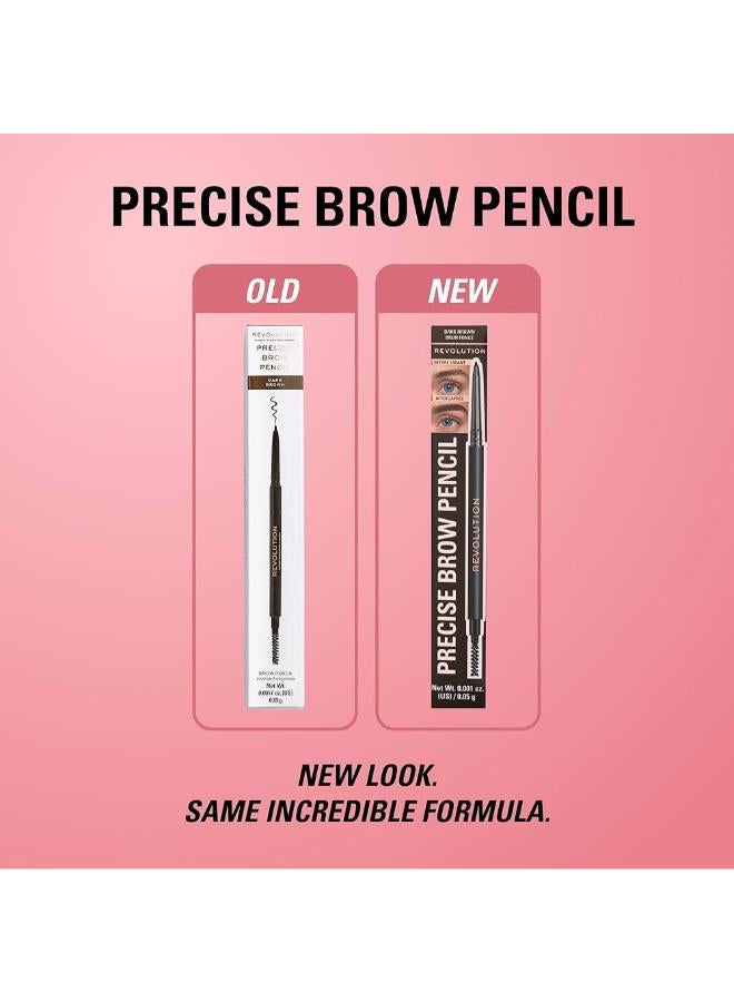 REVOLUTION Precise Brow Pencil - Dark Brown - Image 1