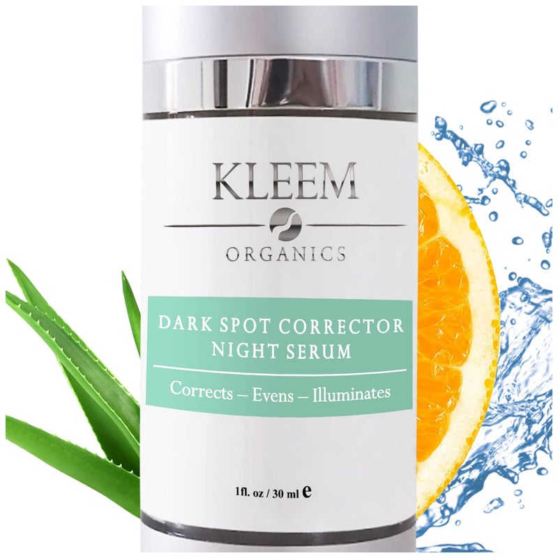 Kleem Organics Best Dark Spot Corrector Serum for Face Hands  Neck This Age Spot Remover is Formulated with Bio Ingredient for Dark Spots Age Spots  Sun Spots Kleem Organics Dark Spot Remover