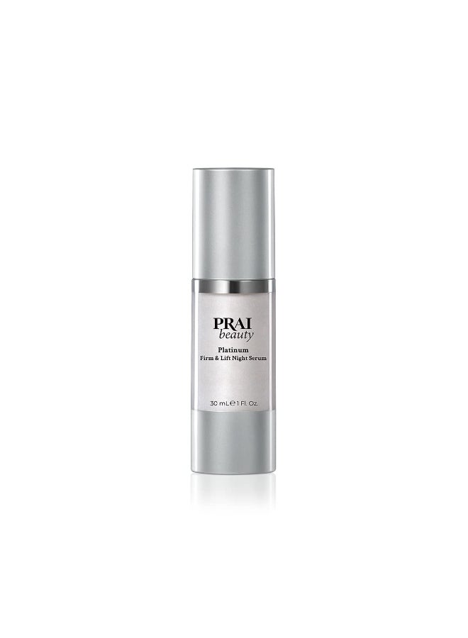 PRAI Beauty Platinum Firm and Lift Night Serum AntiAging Face Serum for Instant Face Lift Nourishing and Hydrating Serum Vegan CrueltyFree 1 Fl Oz - Image 2