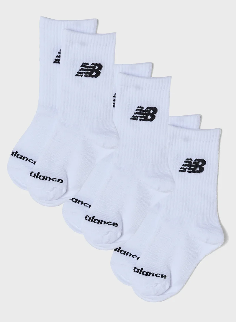 نيو بالانس 3 Pack Everyday Lightweight Crew Socks