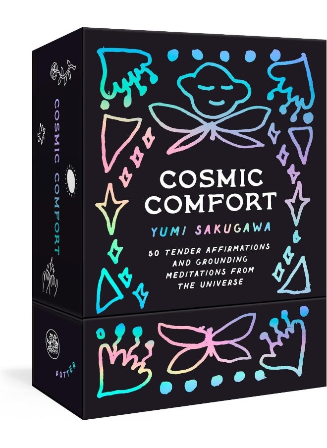 Cosmic Comfort: 50 Tender Affirmations and Grounding Meditations from the Universe: Meditation Cards  - Image 1