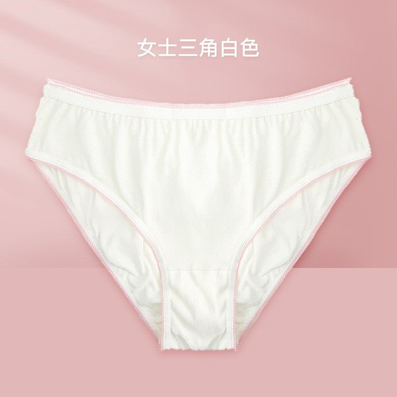 Generic Bulk Cotton Disposable Underwear for TravelEo sterilization/female (1 piece) Eo sterilization/female (1 piece) 