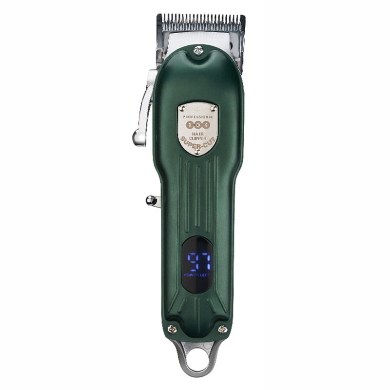 LCD Digital Display High-power Electric Hair Cutter Household Rechargeable Hair Trimmer Powerful Men Haircut Machine - Image 1