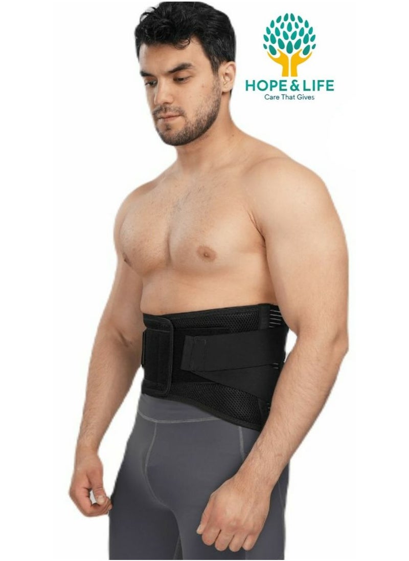 Hope And Life Orthopedic Lumbar Corset With Metal Supports to Support The Lower Back And Relieve Pressure And Strain  - Image 4