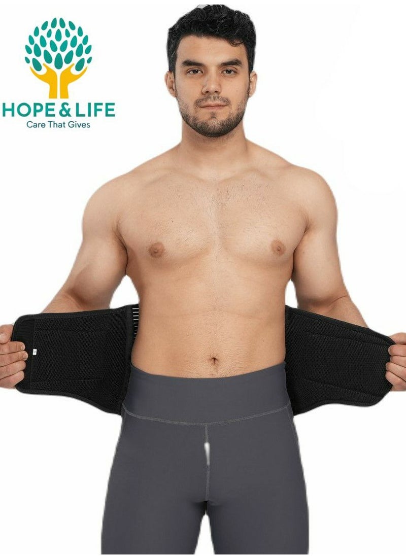 Hope And Life Orthopedic Lumbar Corset With Metal Supports to Support The Lower Back And Relieve Pressure And Strain  - Image 2