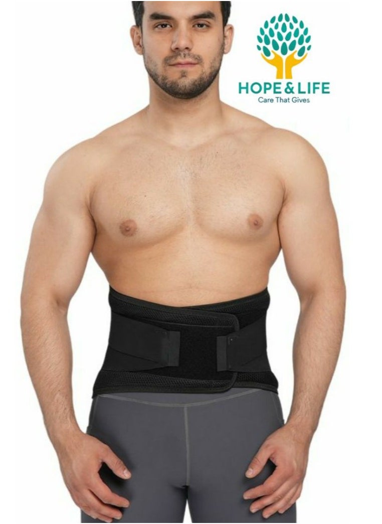 Hope And Life Orthopedic Lumbar Corset With Metal Supports to Support The Lower Back And Relieve Pressure And Strain  - Image 3