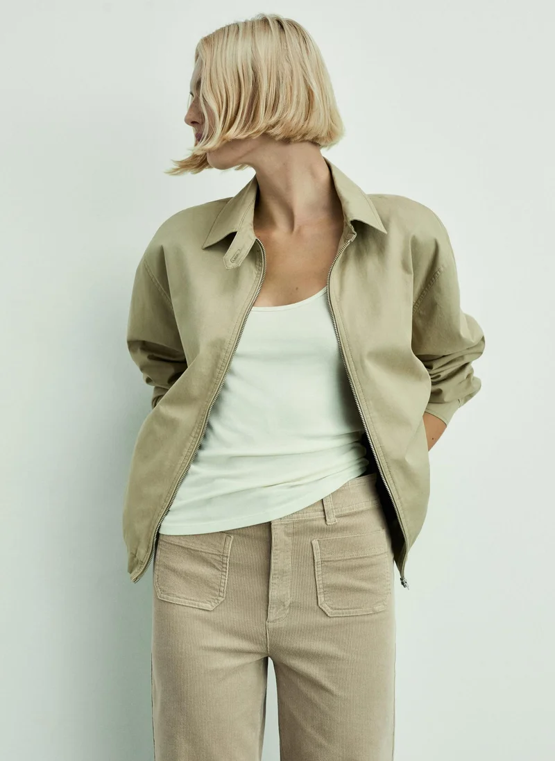 MANGO Catherin Culotte Corduroy Trousers