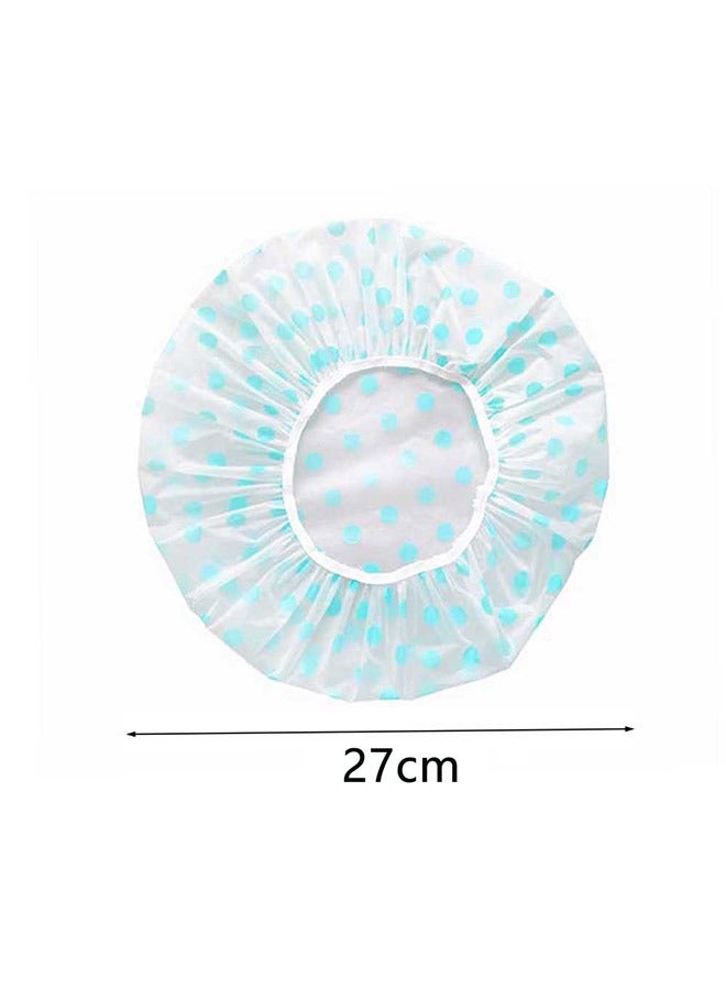 صوجي قبعات استحمام مقاومة للماء قابلة لإعادة الاستخدام، قبعات استحمام مرنة، قبعات استحمام للشعر - Image 4