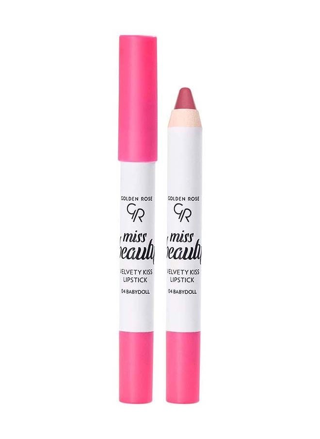 Golden Rose GOLDEN ROSE MISS BEAUTY VELVETY KISS LIPSTICK NO: 04 BABY DOLL  - Image 2