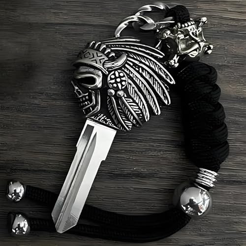 XIDAODIT Motorcycle Uncut Blade Blank Key Embryo For Indian Scout Motorcycles Replacement Accessories 2013-2024 (chrome) - Image 2