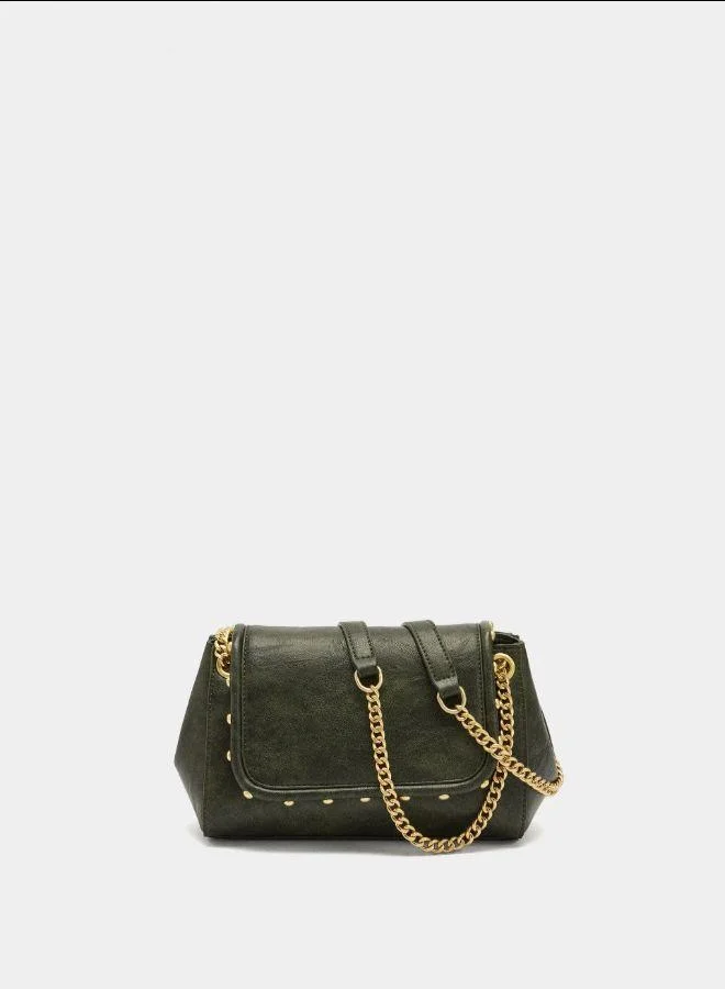 بارفوا حقيبة كتف مع فتحة وأعمدة