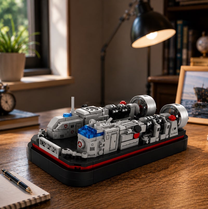 MINGDI LCAC Military Hovercraft Building Blocks Set – 321 PCS STEM Construction Toy for Kids Ages 6+ – Educational Building Brick Model – Air Cushion Landing Craft – Creative Gift for Boys & Girls - Image 5