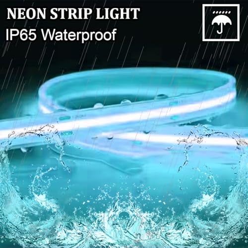 fizzytech LED Ice Blue Neon Rope Strip Light - Image 2