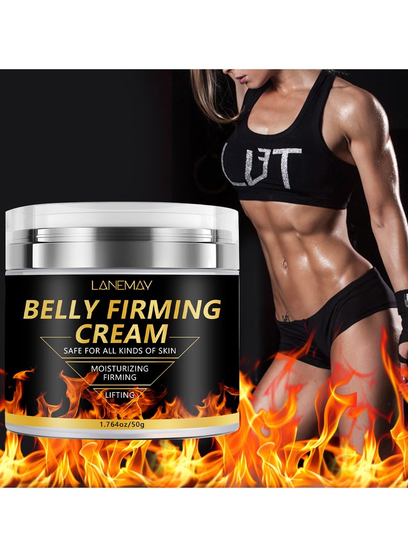 LANEMAY كريم عضلات البطن - جل تسخين لتقوية عضلات البطن، زيت تدليك جل لتشكيل اللياقة للرجال والنساء - Image 1