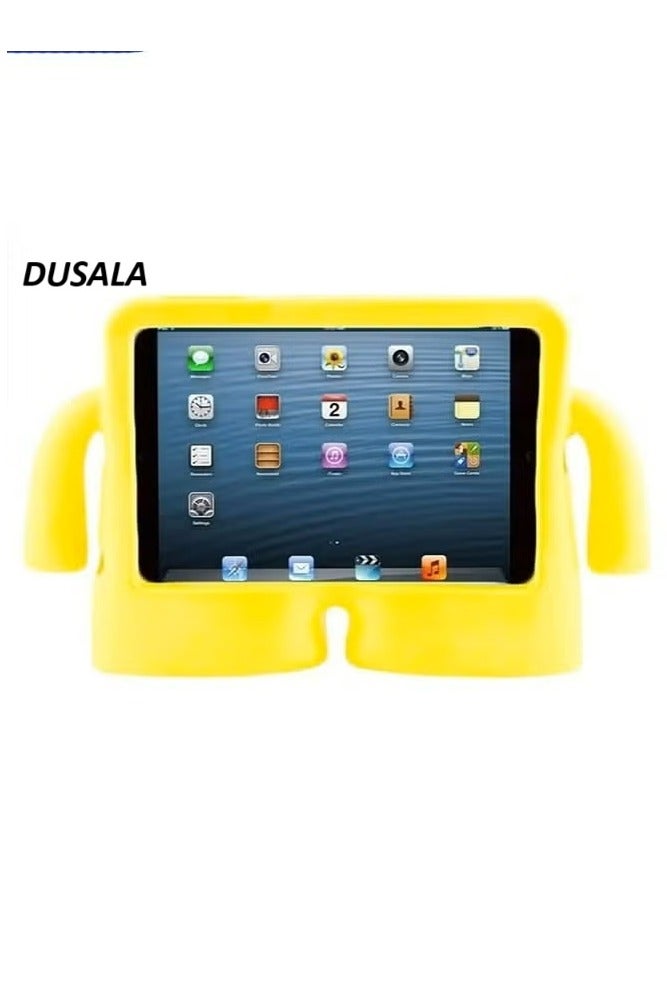 DUSALA Kids Shock‑Proof EVA Case with Handle & Stand for iPad Pro 11 Inch Bright Durable Cover(Yellow)