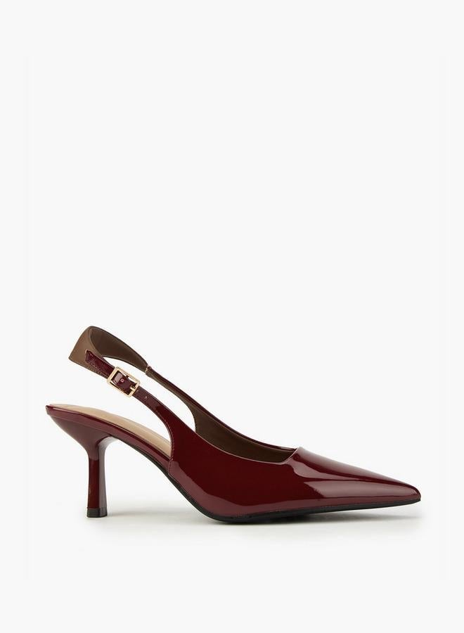 فلورا بيلا من شو إكسبرس أحذية بكعب عالٍ مدببة مع إبزيم - Image 1