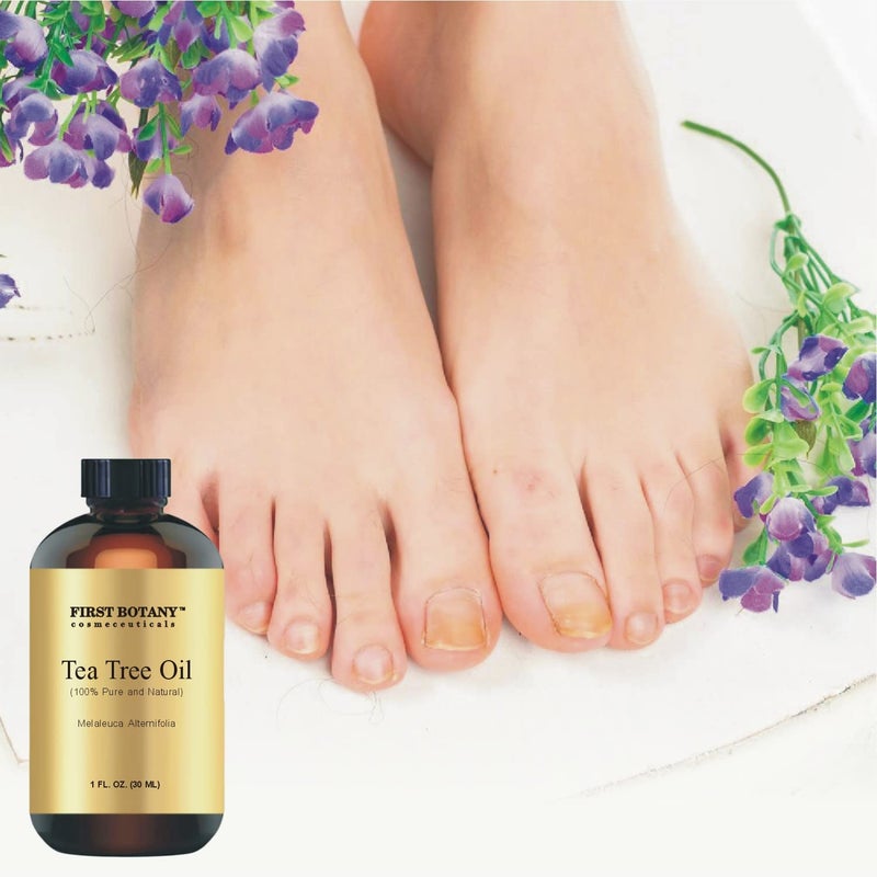 First Botany, 100% Pure Australian Tea Tree Essential Oil with high conc. of Terpinen - A Known Solution to Help in Fighting Acne, Toenail Issues, Dandruff. (1 fl oz) - Image 2