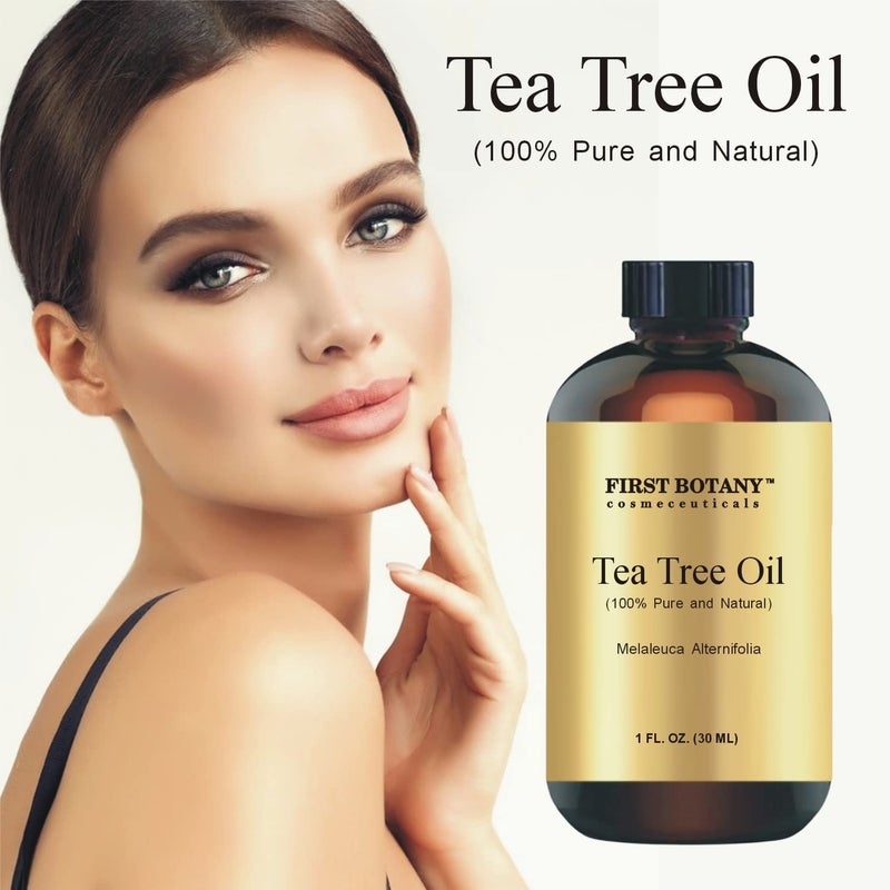 First Botany, 100% Pure Australian Tea Tree Essential Oil with high conc. of Terpinen - A Known Solution to Help in Fighting Acne, Toenail Issues, Dandruff. (1 fl oz) - Image 3