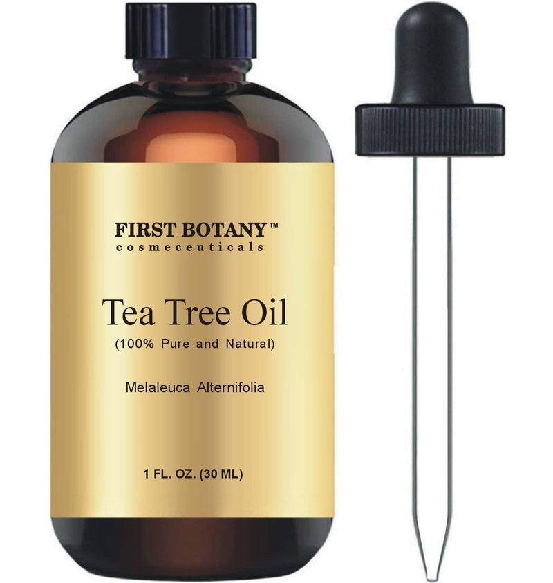 First Botany, 100% Pure Australian Tea Tree Essential Oil with high conc. of Terpinen - A Known Solution to Help in Fighting Acne, Toenail Issues, Dandruff. (1 fl oz) - Image 1