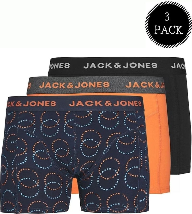 Men's Colorful Logo 3-Piece Boxer Pack