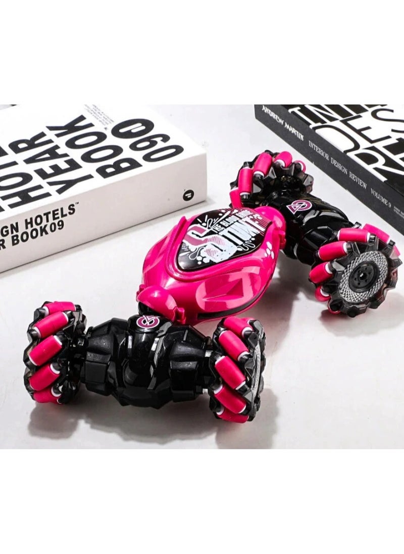Huitich Remote Control Stunt Car with Gesture Control and Rechargeable Battery Red  - Image 5