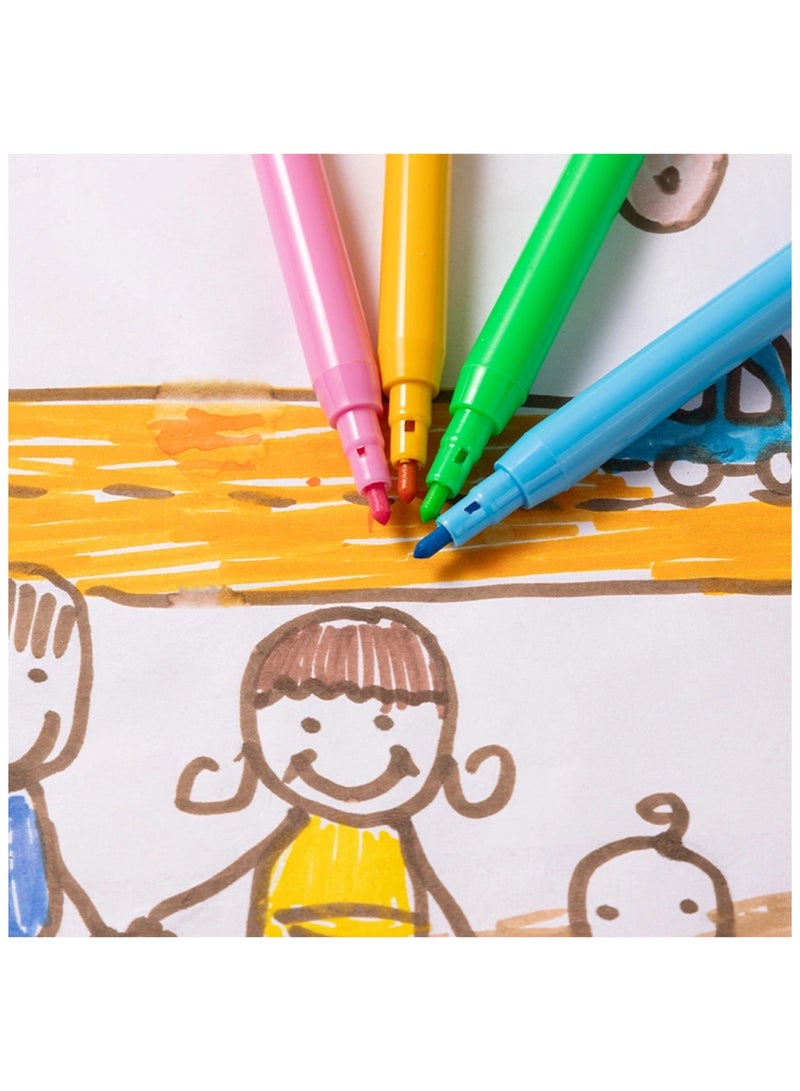 Deli أقلام تلوين مصنوعة من الفelt 18 قطعة متعددة الألوان - Image 4