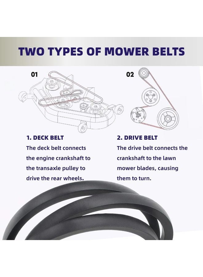 Leego Drive Belt Compatible with John Deere Z425 Z445 Z465 EzTrak Mowers M154157 - Image 5